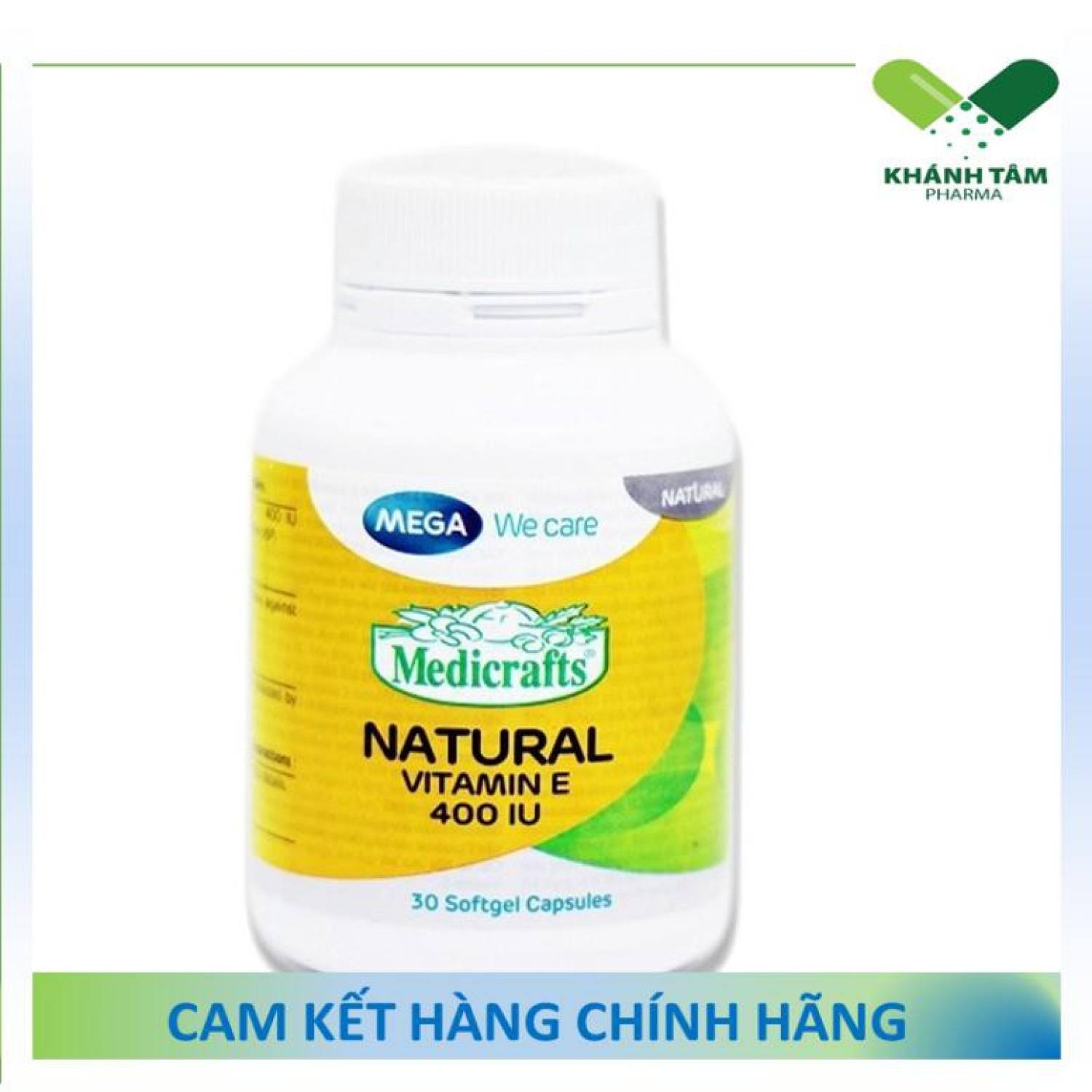 Natural Vitamin E 400 Mega We care - Enat 400