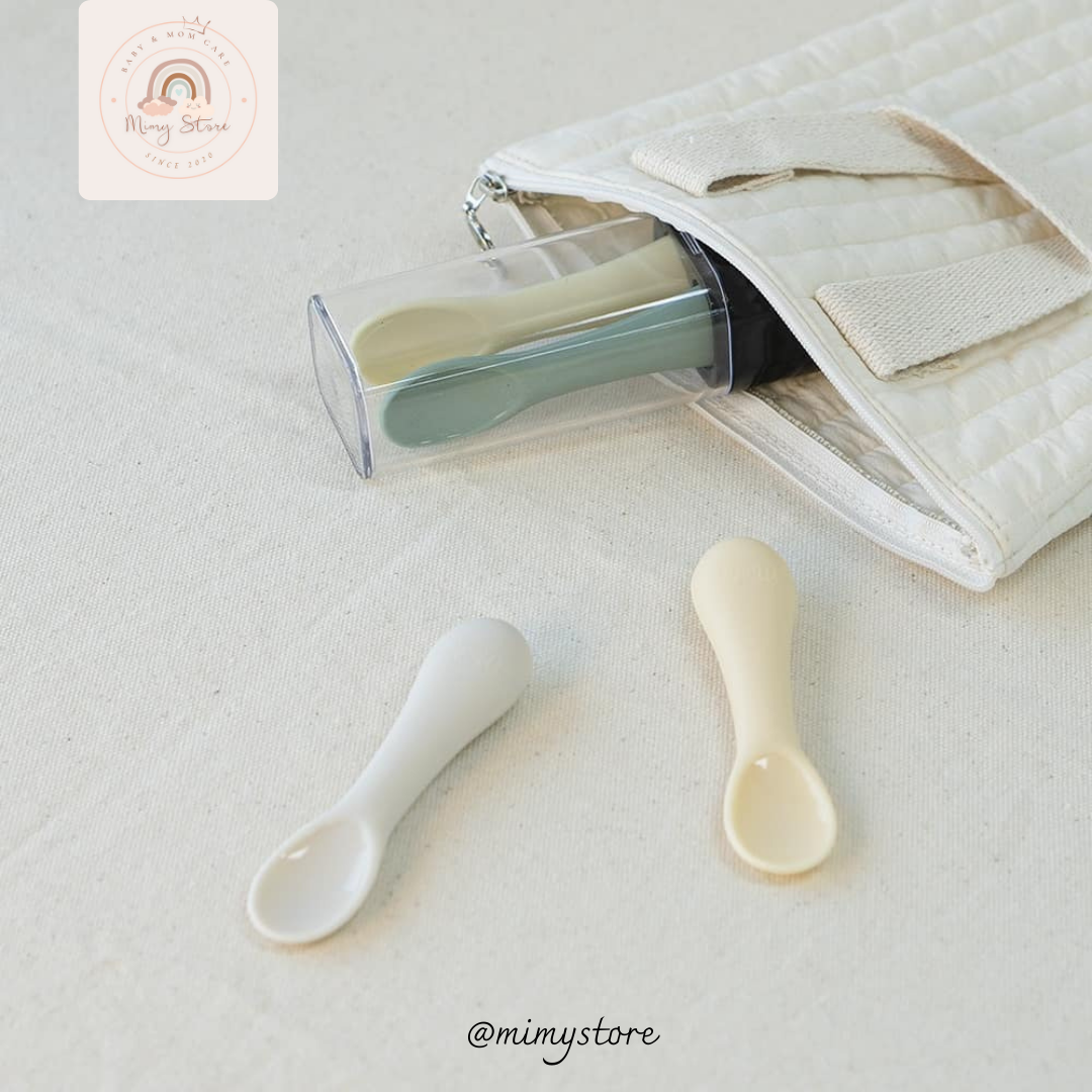 Thìa Ăn Dặm Silicone BLUEMAMA