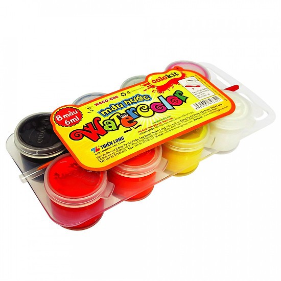 Màu Nước Thiên Long Colokit Waco-C06 8 Màu