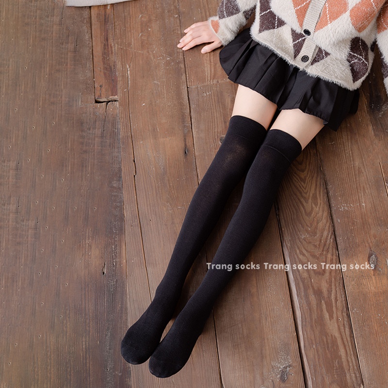 Tất đùi nữ sinh tone nâu (mã D05) cực xịn