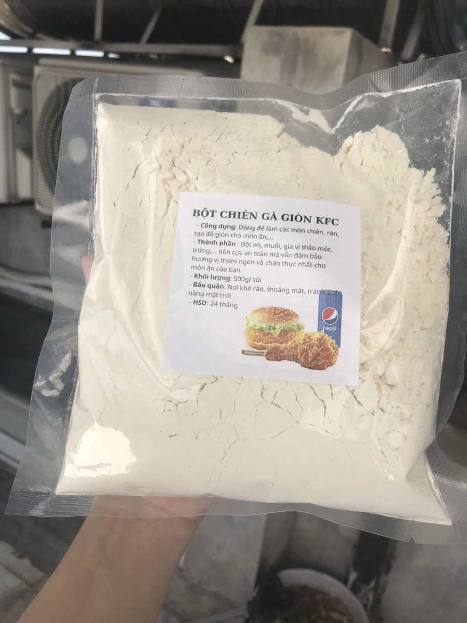 500g Bột Chiên Gà Giòn KFC (Chiên ~1Kg Gà)
