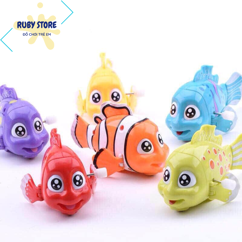 [Đồ chơi chạy dây cót] CÁ NEMO VẪY VÂY ĐUÔI, DI CHUYỂN