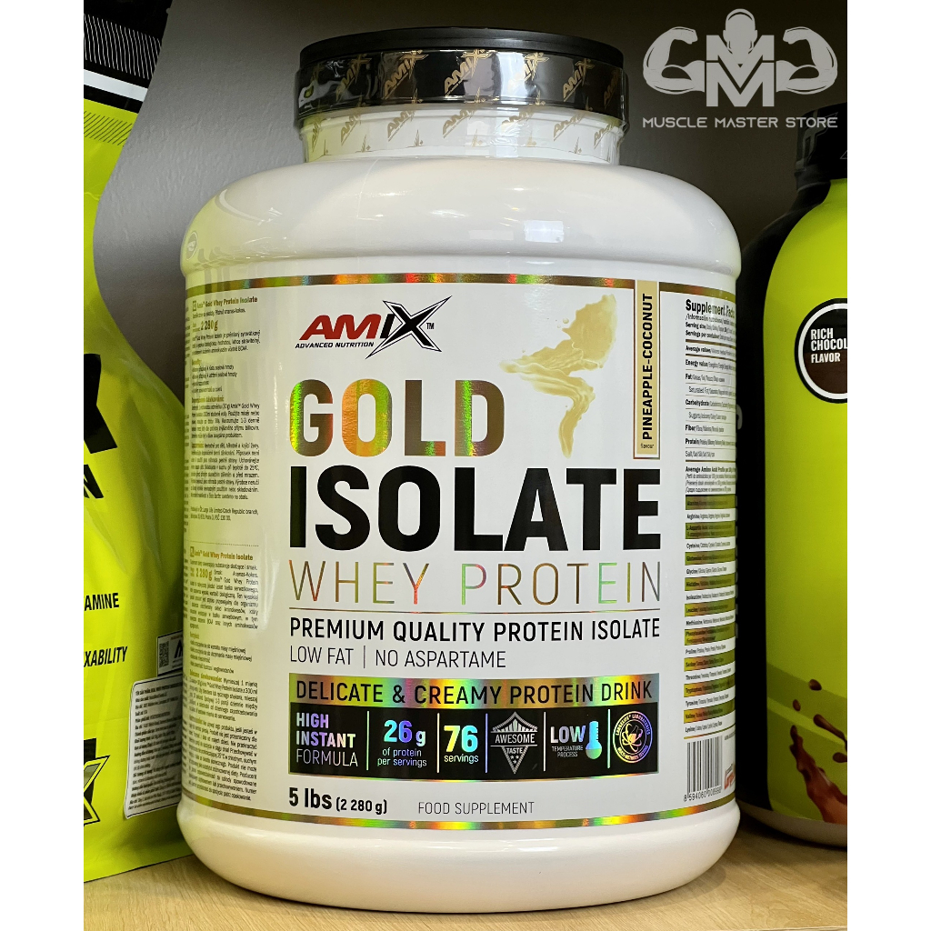 Sữa Tăng Cơ Amix Gold Isolate Whey Protein 2.3Kg ( 5Lbs )