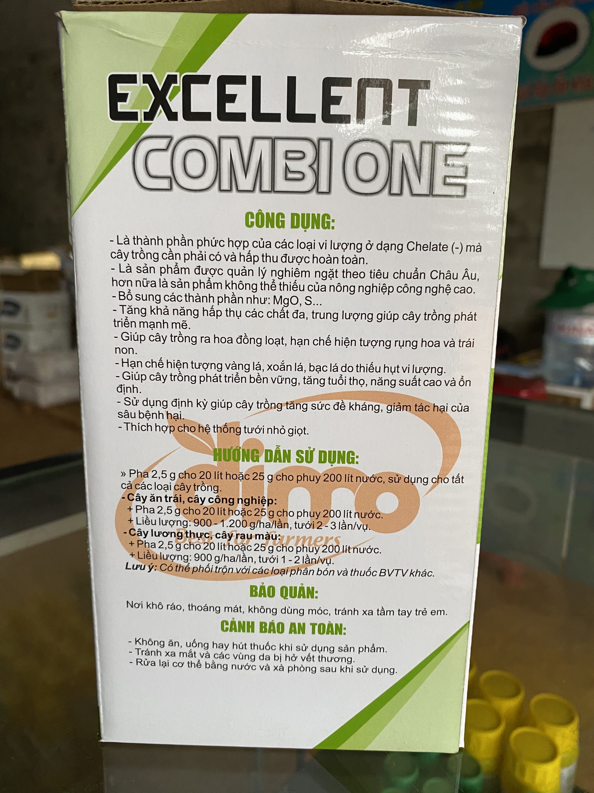 Phân Bón Vi Lượng COMBI ONE 2.5g nhập khẩu Đức