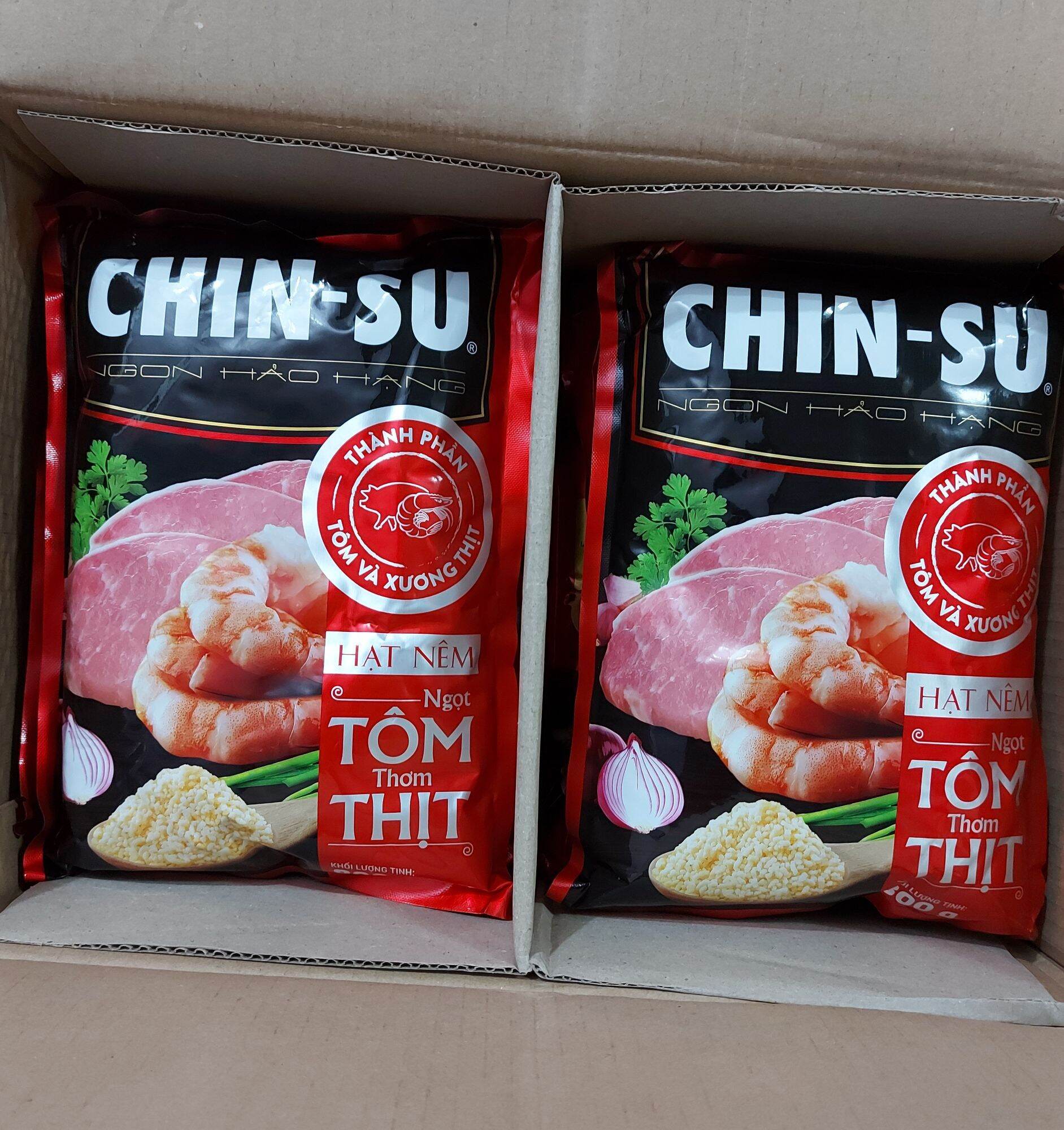 Hạt Nêm CHINSU Ngọt Tôm Thơm Thịt Gói 2KG