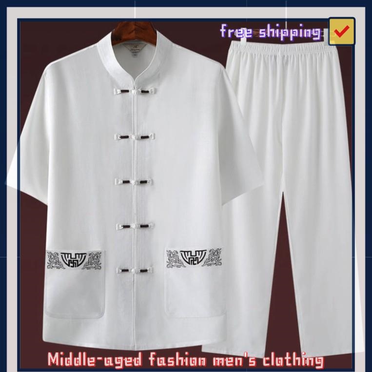 Bộ đũi nam cổ tàu