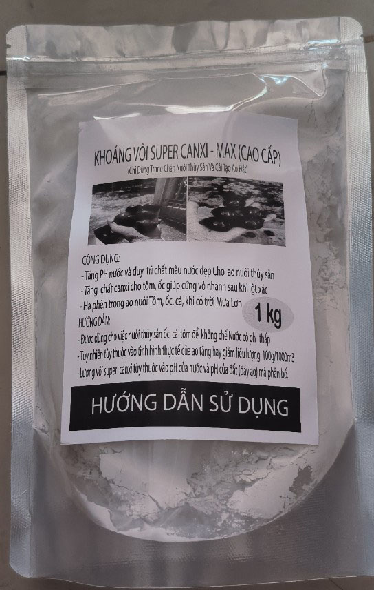 [ Hàng Chính Hãng]  Vôi super canxi cao cấp (chuyên dùng nuôi ốc bươu)