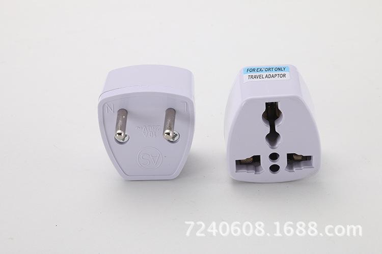 Đầu chuyển đổi ổ cắm 3 chấu sang 2 chấu (Tròn)