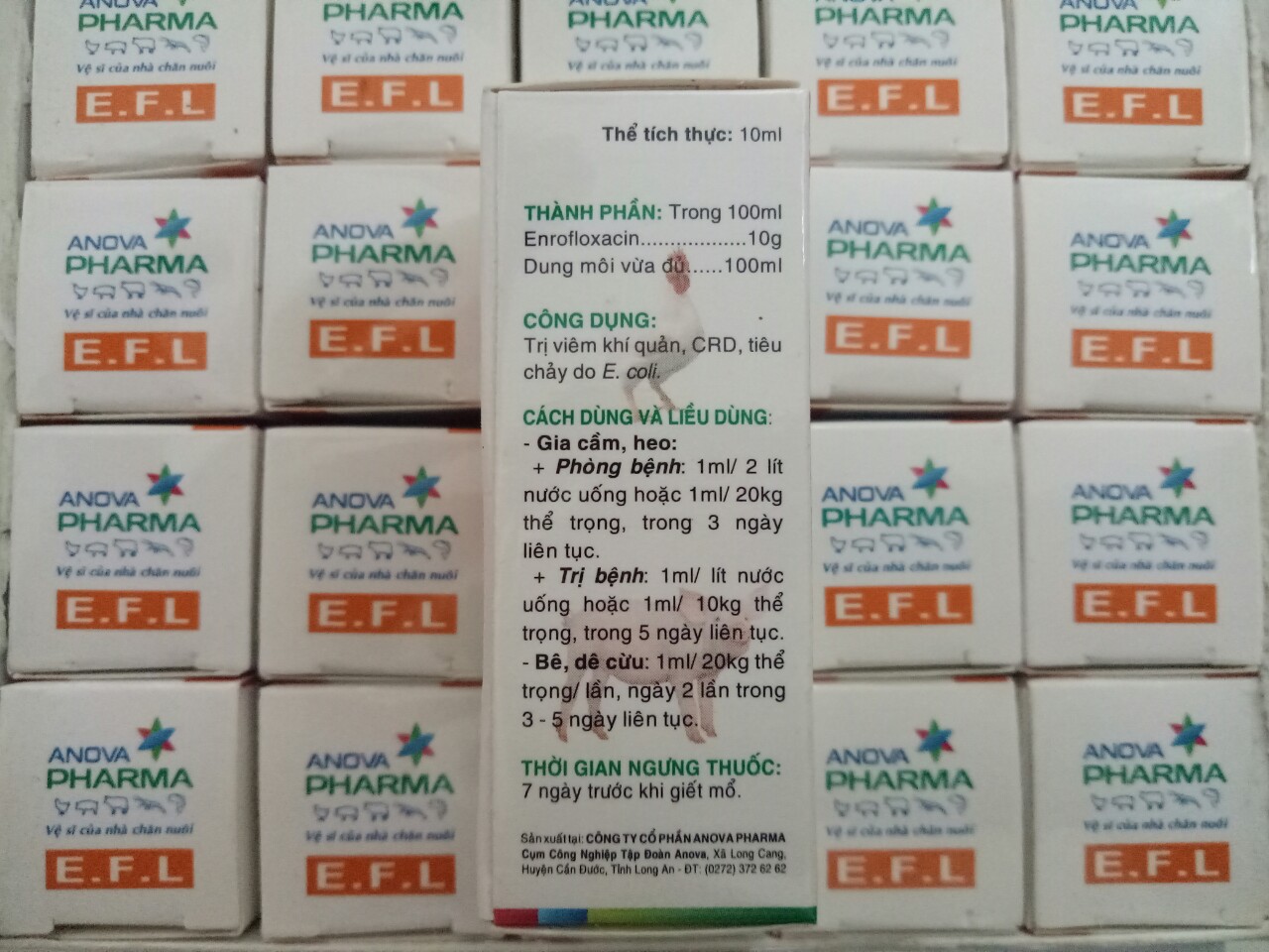1 lọ E.F.L CỦA ANOVA PHARMA TR .Ị TI ÊU CH. ẢY