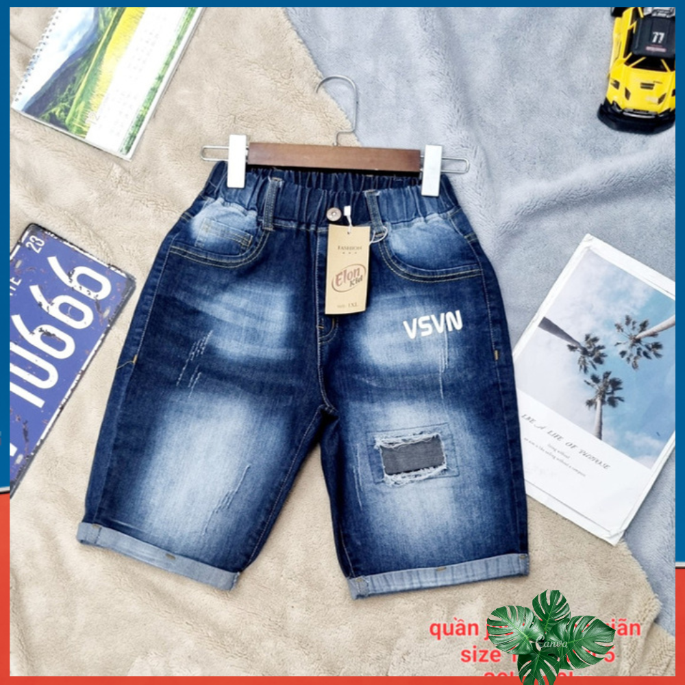 Quần jean bé trai size đại 30kg-50kg chất jean co giãn mạnh mềm mại wash nhẹ.1559