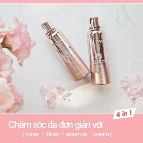 [Hoàn Tiền 8%]Tế bào gốc Eldas Aura Peptide Gold (chai 100ml)