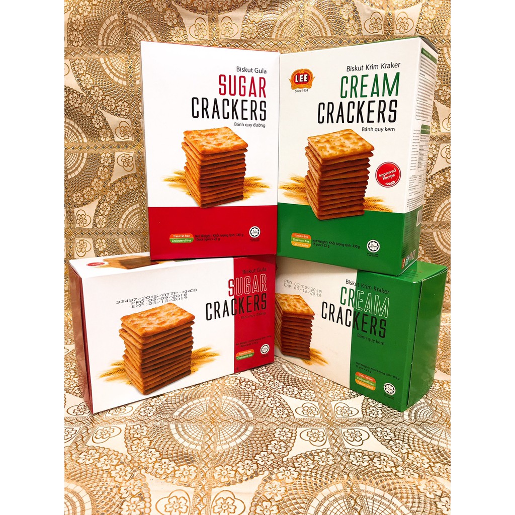 BÁNH LÚA LẠT CREAM CRACKERS (HỘP 15 GÓI)