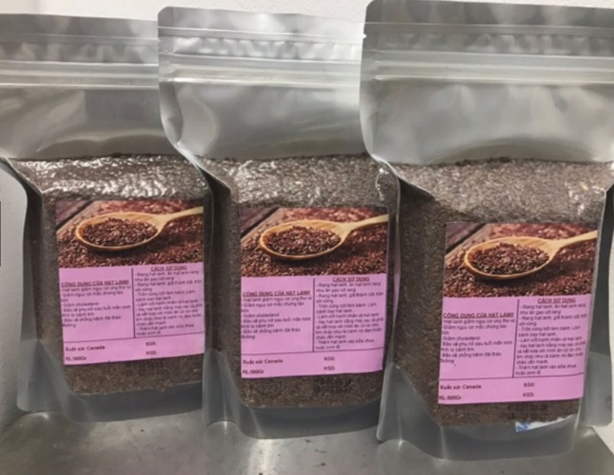 Hạt Lanh Canada 500g
