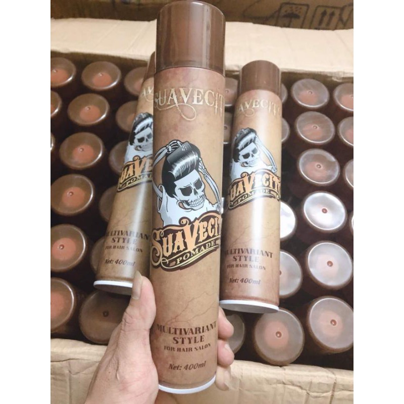 Combo gôm xịt tóc Suavecito và sáp vuốt tóc nam Suavecito