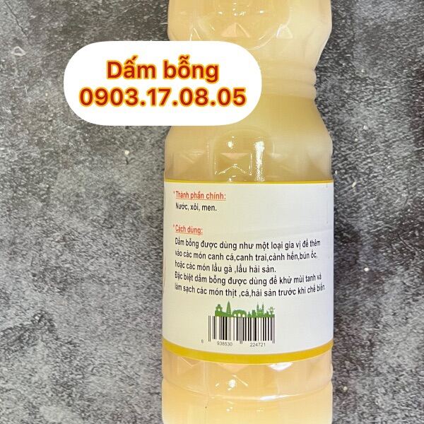 (2 chai) Giấm bỗng/ dấm bỗng Hà Nội Ngọc Long (450gr)