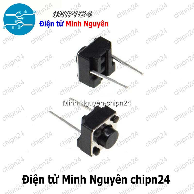 (F65) Nút nhấn 2 chân vuông cong 6x6 (6*6*5/6/7/8/9/10/12/13/4.3/15/17) - [Chọn Loại] - HHH.00453