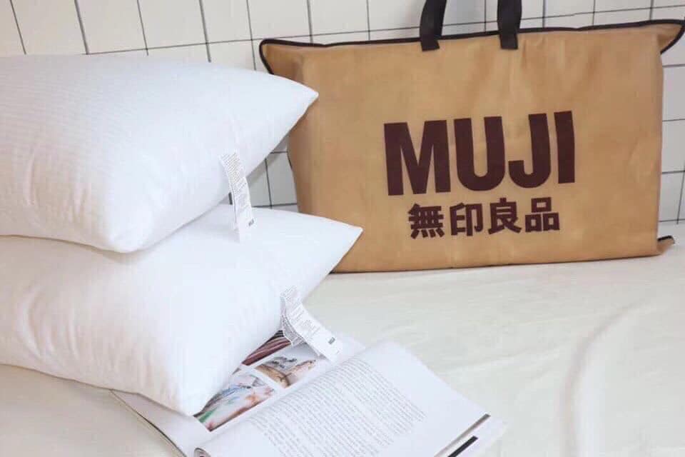 Ruột gối Muji ❤️ FREESHIP ❤️ Hàng Chuẩn Xuất Nhật (2 chiếc) 50x70cm