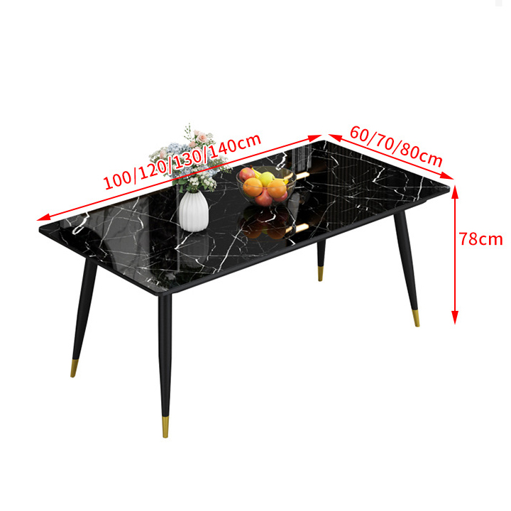 Bàn ăn mặt kính cường lực vân đá ,  bàn ăn mặt kính thông minh sang trọng , Bàn ăn gia đình 4-6 ghế ( bàn ăn chưa gồm ghế)