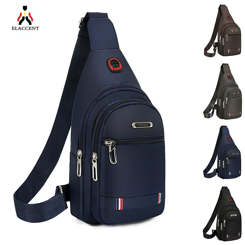 Chest bag Men's bag Canvas Casual Movement Messenger bag