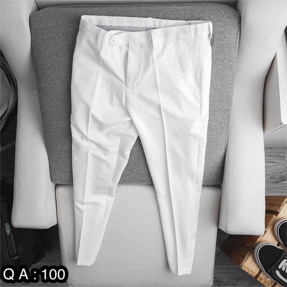 [HOT][FREESHIP] Quần âu tây nam trắng hàn quốc - BeBe-Store