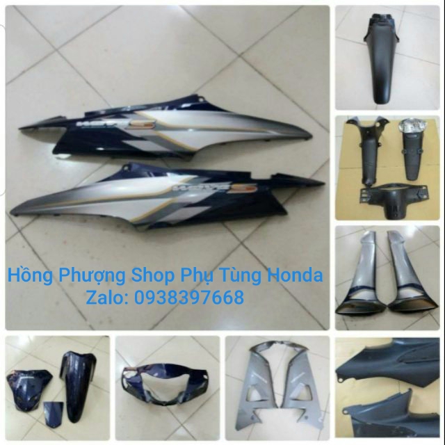 [HCM]DÀN ÁO WAVE S100 MÀU ĐEN NHỰA ABS