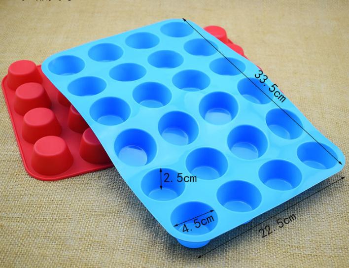 Khuôn cupcake silicon 24 ô