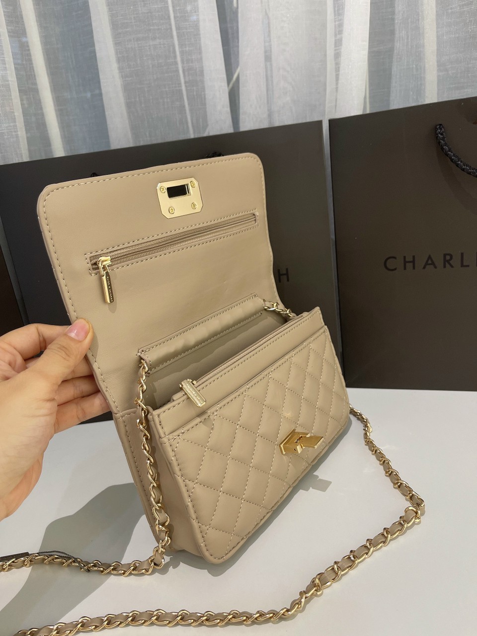 Túi Cnk Trám Ô Khóa Gập Size 20