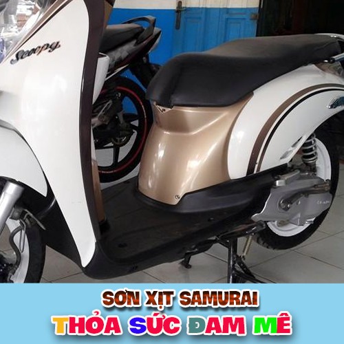 Samurai H196 - Chai sơn màu trắng ngọc trai H196 Samurai Paint