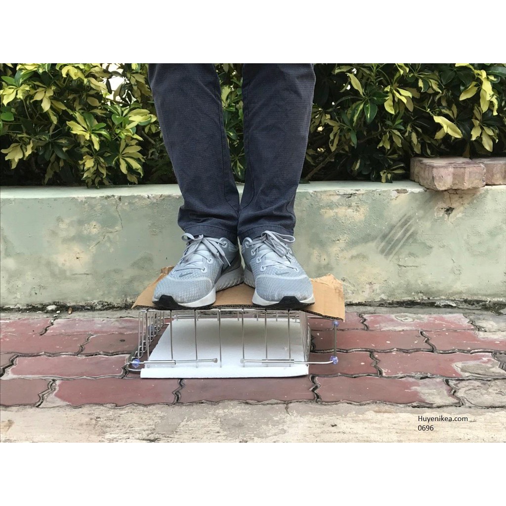 Rổ úp chén INOX 304 để ngang bồn rửa