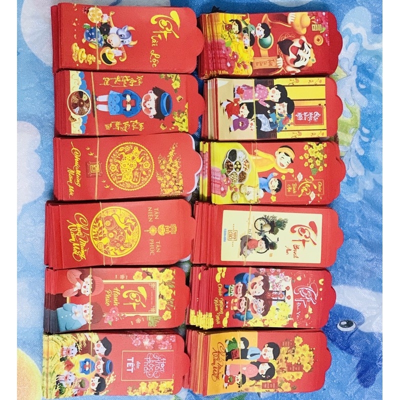 Combo 5 bao lì xì Tết 2021 cực đẹp