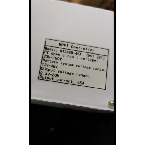 Mppt 45A Msp Charge Controller: Q1248B-45A