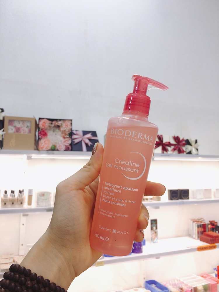 Sữa rửa mặt Bioderma Crealine Gel Moussant 200ml