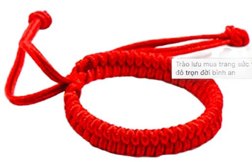 Vòng tay chỉ đỏ may mắn - ngẫu nhiên