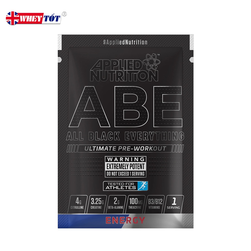 Bột Applied Nutrition ABE - Ultimate Pre Workout Sample Sachet Hỗ trợ tập luyện thể thao