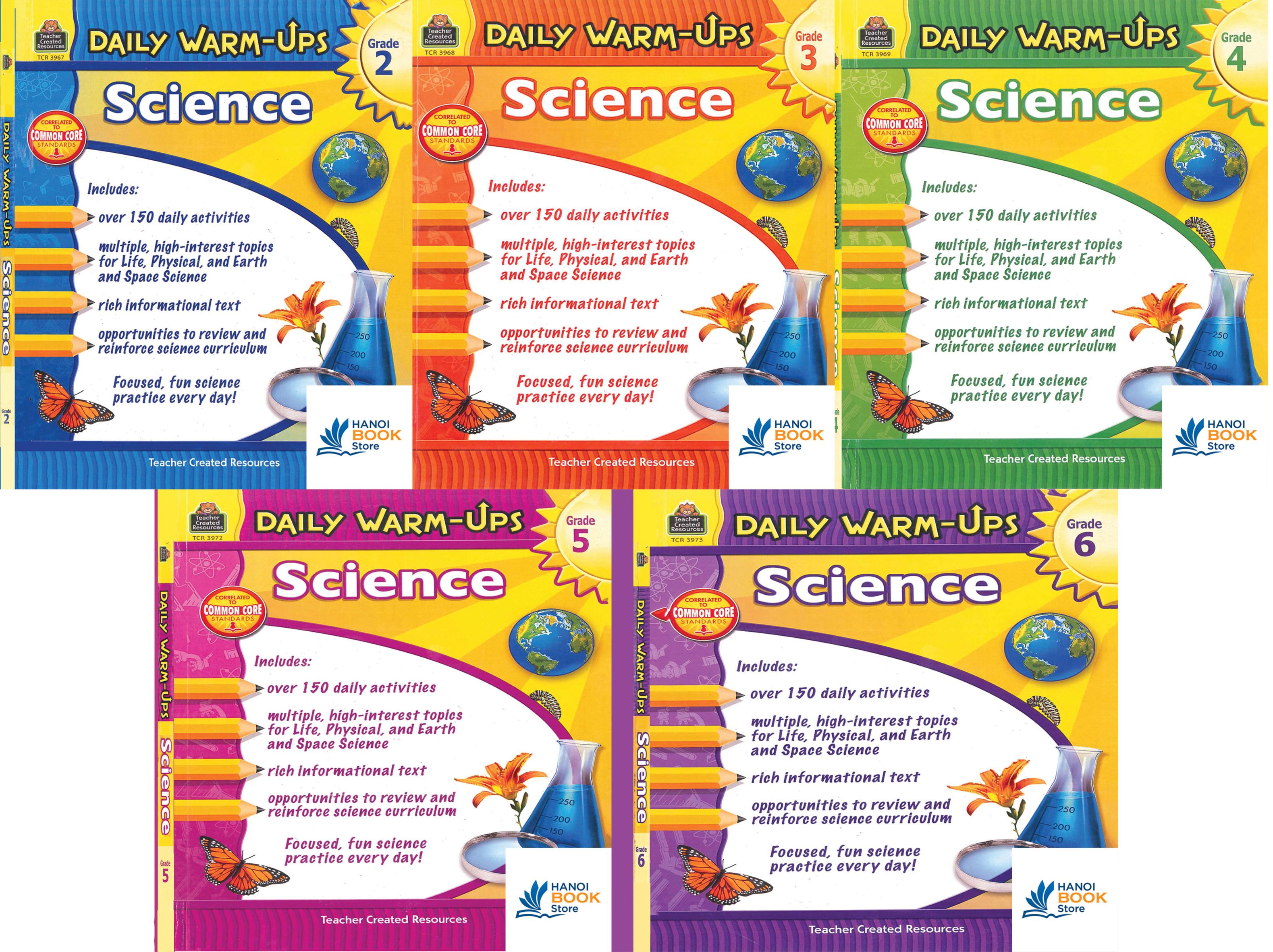 Bộ sách Daily warm up Science 2-6