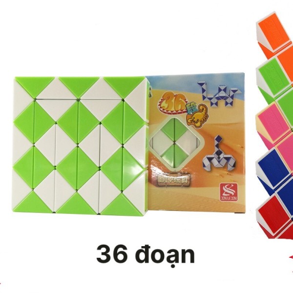 [HCM giao 1-2 ngày]Rubik Snake - Rubik rắn biến thể 36/72/96/240 đoạn - Smart Baby