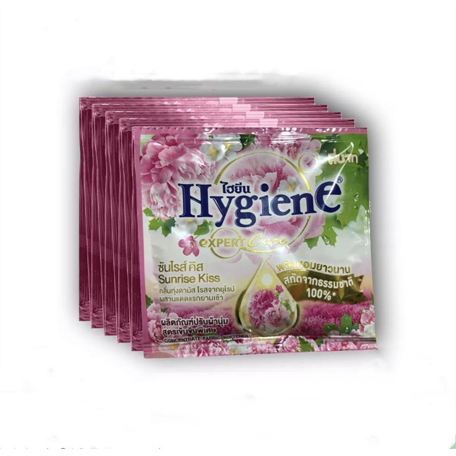 HCM- Combo 12 nước xả Hygiene đen gói 20ml Thái Lan