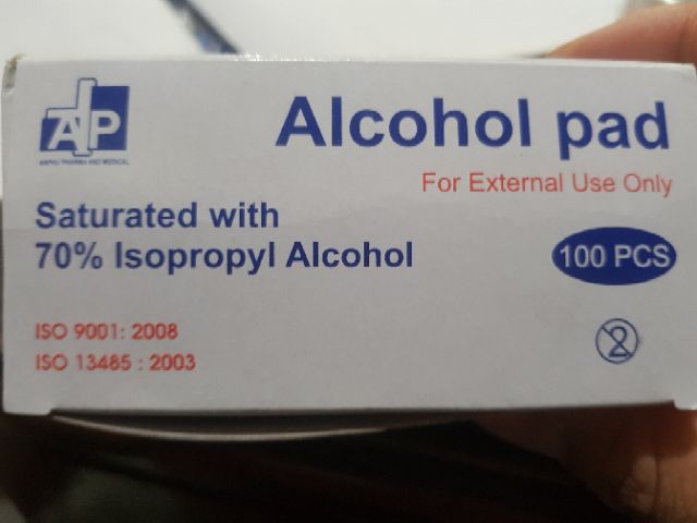 Cồn Khô Bông Tẩm Cồn Tiệt Trùng (Alcohol Pad)