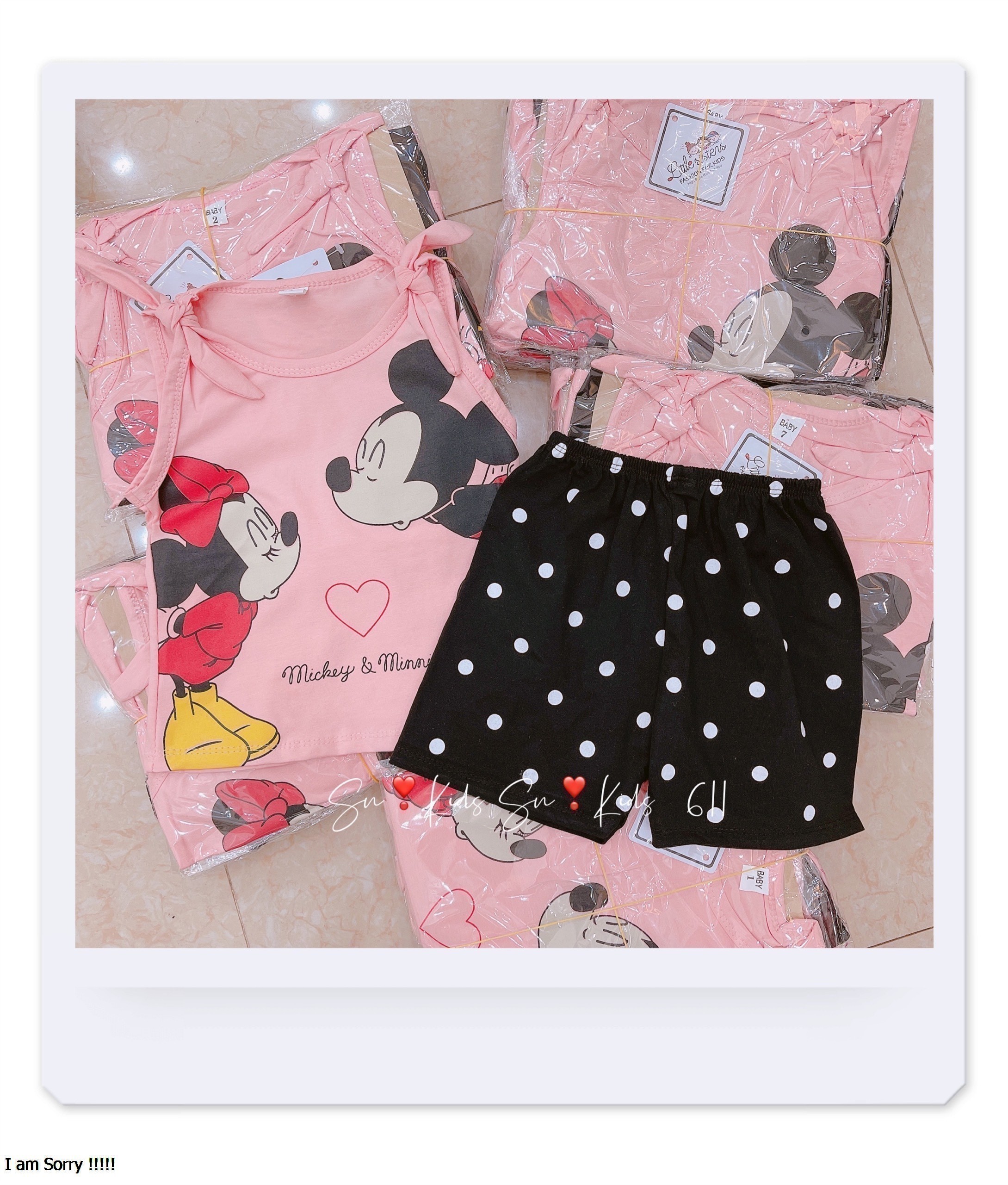 bộ thun mickey cho bé 8-18kg