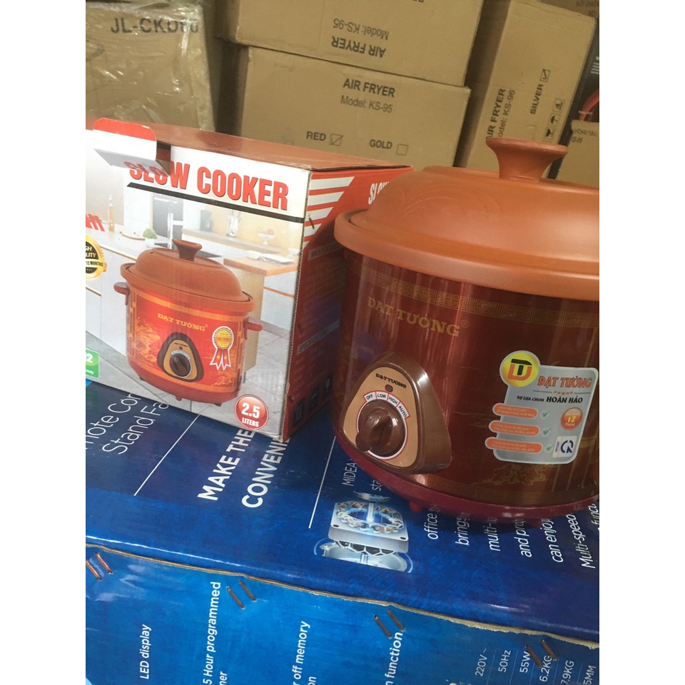 Nồi Hầm Chậm/Kho Cá Đạt Tường Đất Nung