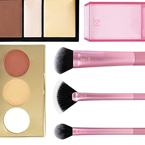 Bộ cọ mặt 3 cây kèm hộp đựng Real Techniques Cruelty Free Sculpting Set 91561
