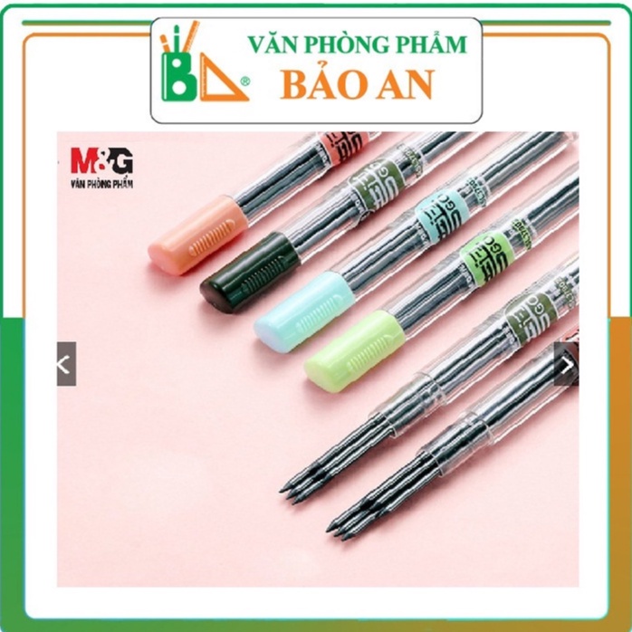 Hộp ruột chì 2b ngòi 2.0 mm m&g asl37902 - văn phòng phẩm bảo an