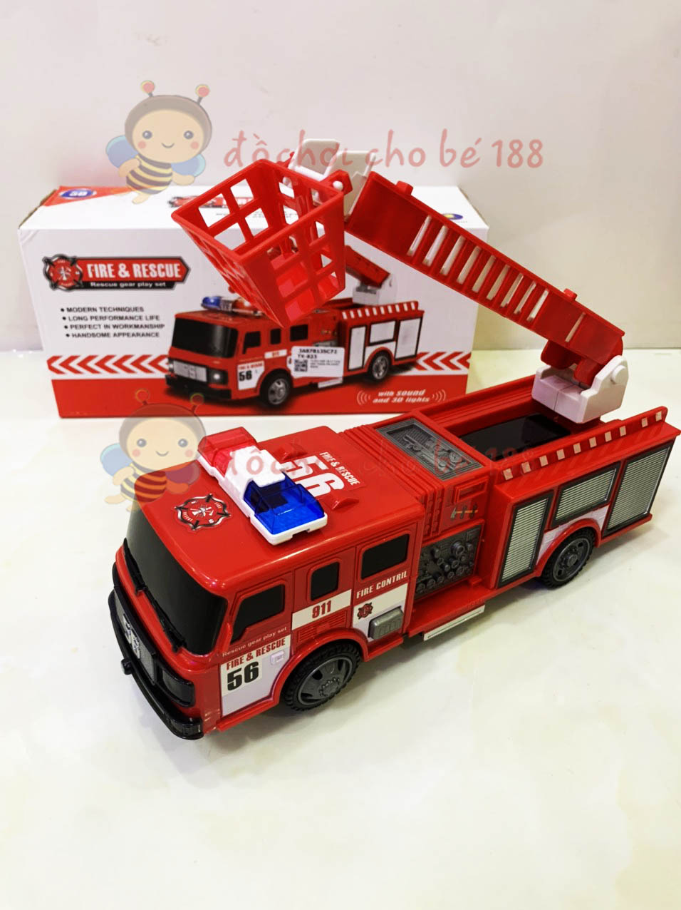 Đồ chơi xe cứu hoả (xe cứu hoả biến hình)