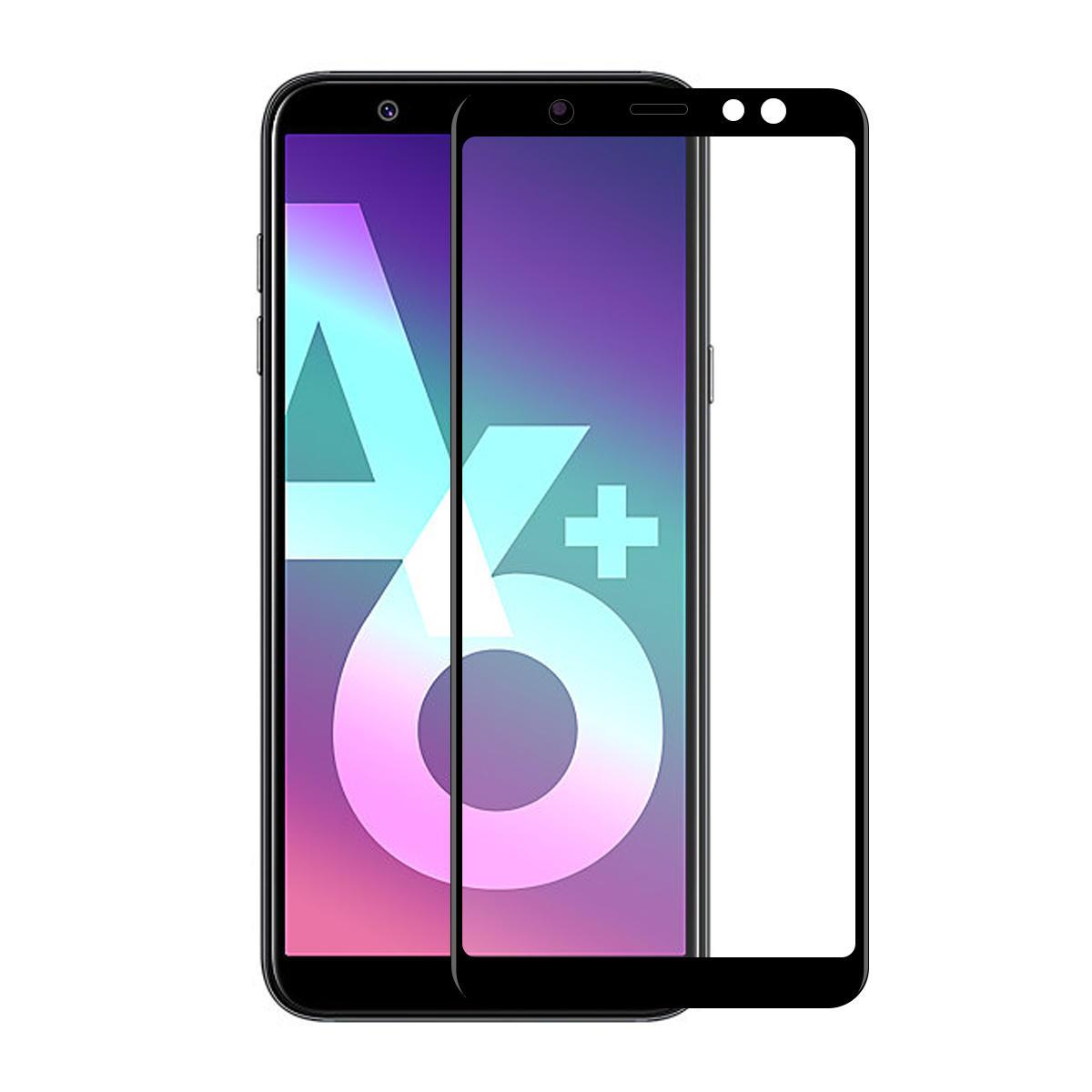 Cường lực full màn Samsung Galaxy A6 Plus / A6+ (Đen)
