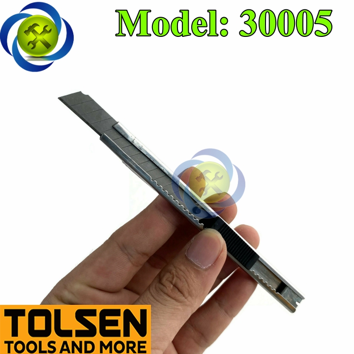 [HCM]Dao rọc giấy Tolsen 30005 sử dụng lưỡi 9mm x 80mm