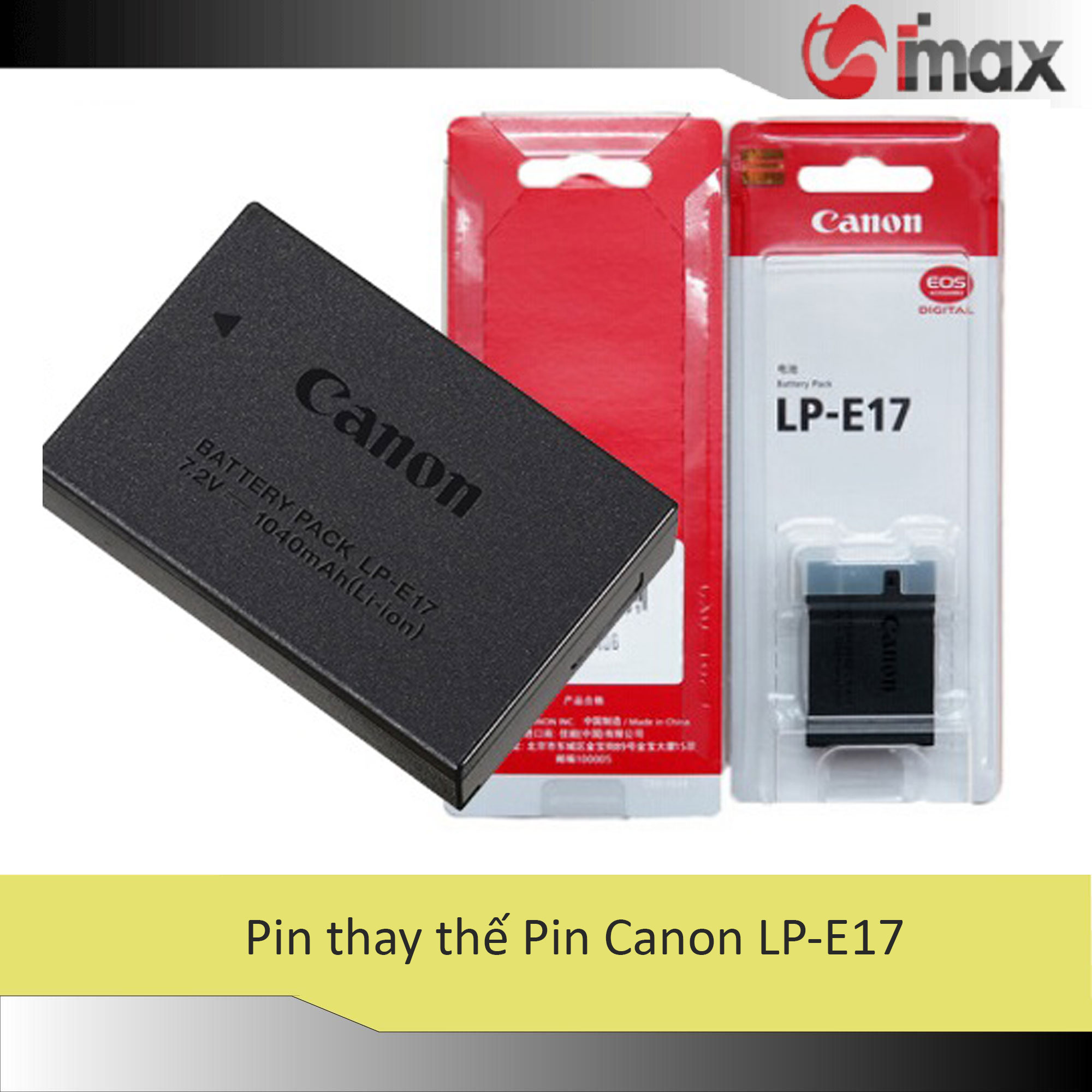 Pin thay thế pin máy ảnh LP-E17 - Hàng nhập khẩu
