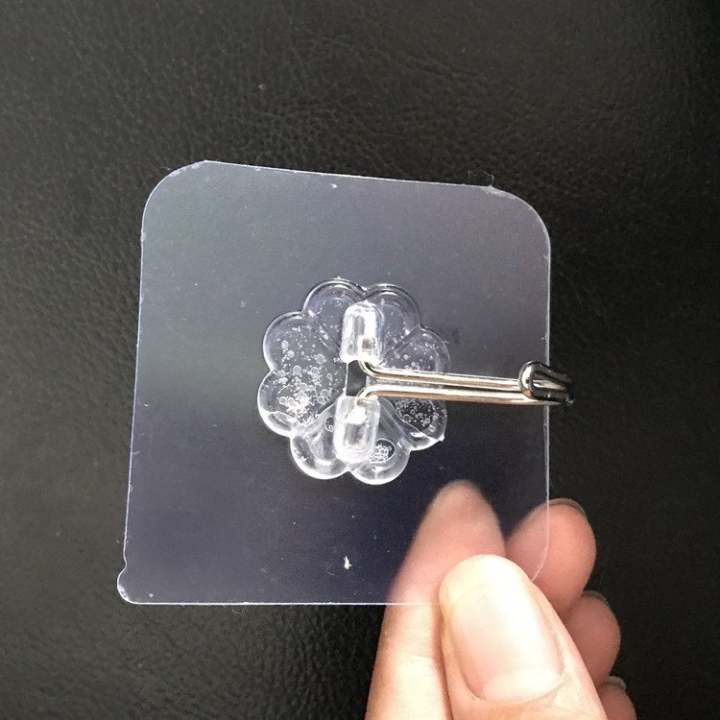 Móc Dán Tường Siêu Dính Trong Suốt Chịu Lực Tốt Treo Tường Chắc Chắn 6×6 cm