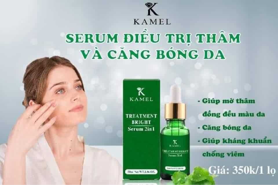 Cách trị thâm nám da, SERUM TRỊ THÂM NÁM KAMEL TREATMENT BRIGHT