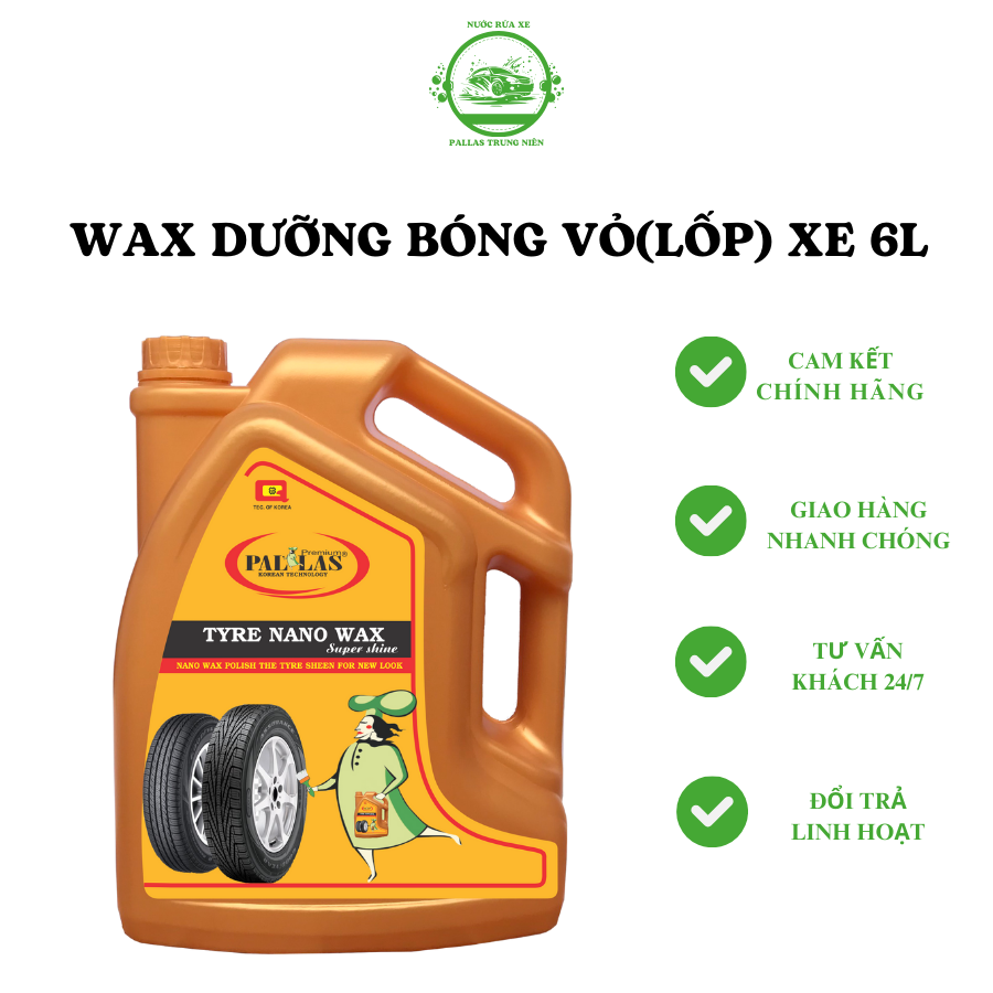Wax đánh bóng vỏ 6L.