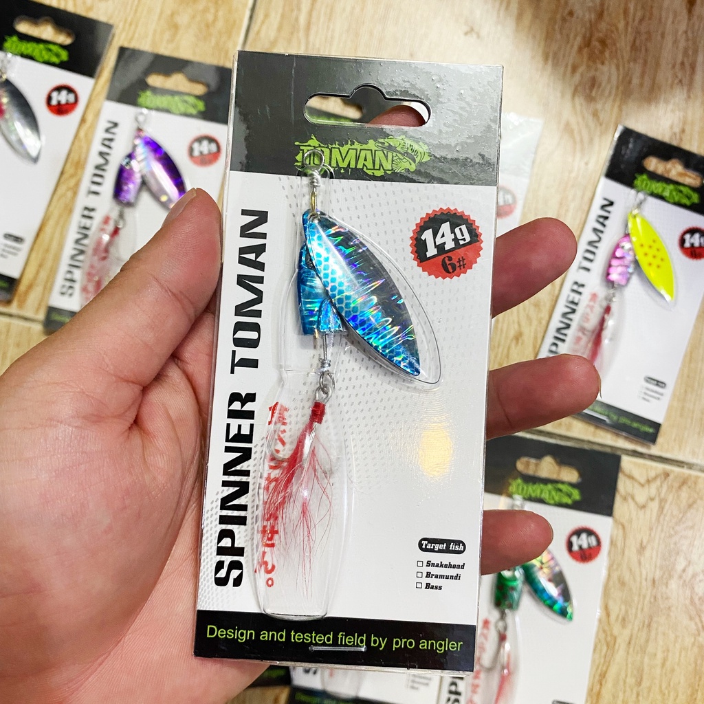 Mồi lure Toman Spinner 14gr